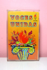 Vtg 1996 EMI Latin Voces Unidas Cassette Recorded for The Olympic Games Atlanta - Picture 1 of 2