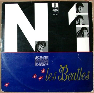 the BEATLES  "N°1" Odéon - EMI  LSO 103 BIEM label rouge type 3 - Photo 1/4