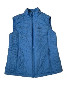 Jack Wolfskin Damen Weste M Outdoor Hell Blau Storm Lock Taschen Jacke Armfrei ✅ - Bild 1 von 18