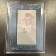 2015 Topps Allen & Ginter #342 Josh Donaldson Magenta Printing Plate 1/1 Blue Ja