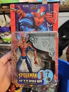Spider-Man Flip'n Zip with Web-Climbing Action! TOY BIZ 2003 Multiverse #72012 - Picture 1 of 8