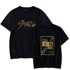 Kpop STRAY KIDS World Tour District9: Unlock Graphic T-Shirt Unisex Adults Teens
