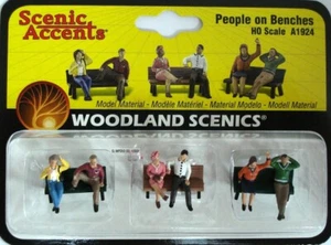 WOODLAND SCENICS PERSONAS EN BANCO REF A1924 - Imagen 1 de 1