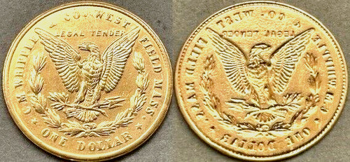 VERY NICE BU WHIPPLE DOLLAR SO CALLED DOLLAR HK-832 | eBay