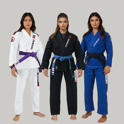 KOMBAT USA BJJ Gi Women – Lightweight IBJJF Approved Women’s BJJ Gi + Free Belt
