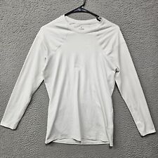Tommie Copper Shirt Womens Large White Long Sleeve Shoulder Upper Back Support