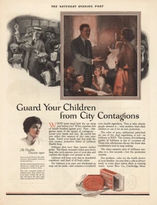 1923 Lifebuoy Soap: Guard Children City Contagions Vintage Print Ad - Picture 1 of 1