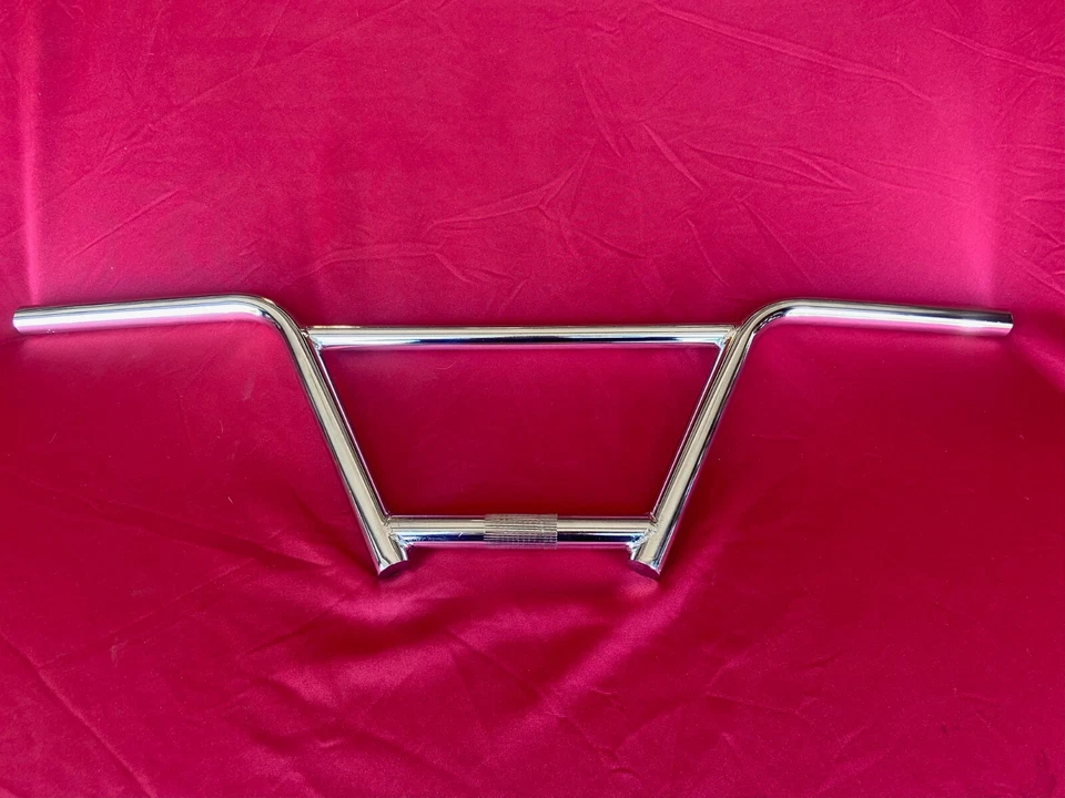 R4 WD BMX 4 Piece Wide Handlebar 7" 22.2mm Chrome Blemished - Image 1 of 4