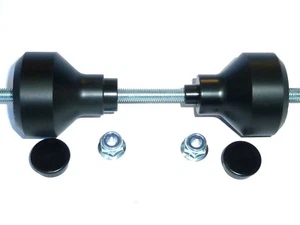 SWM SM500R 2017-2018 CRASH MUSHROOM REAR AXLE SLIDERS PROTECTORS BLACK S9ZK - Bild 1 von 12