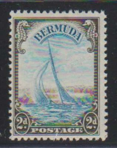 A4557: Bermudas #109 como nuevo, OG, F-VF, LH; CV $55 H - Imagen 1 de 1