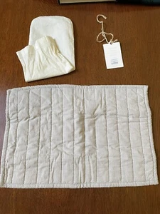 Restoration Hardware Baby & Child Channel Chambray BOUDOIR SHAM Grey NWOT - Picture 1 of 6