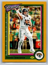 Trevor Lawrence 2022 Panini Classics #44 Timeless Tributes Gold /99
