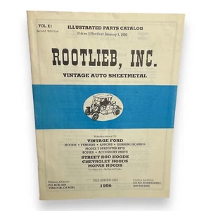 Rootlieb Inc Vintage Ford Auto Sheetmetal Illustrated Parts Catalog 1996 PB - Picture 1 of 8