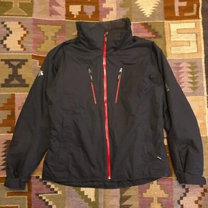 Descente Black Full Zip Ski Snowboard Winter Jacket Coat Mens Size Large - Picture 1 of 20