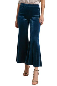 Umgee High Rise Elastic Waist Flare Pants - Picture 1 of 4