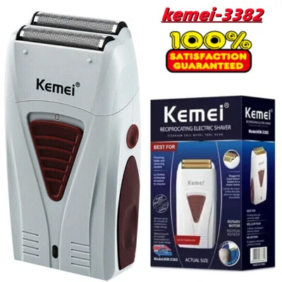 Afeitadora eléctrica profesional para hombre recortadora afeitadora recargable Foto 1 de 4