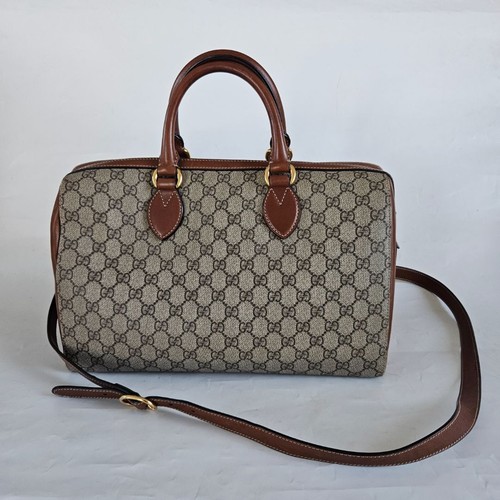 Borsa Gucci GG Supreme Monogram Boston