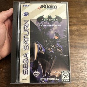 Batman Forever: The Arcade Game (Sega Saturn, 1996) Complete W Reg - Authentic