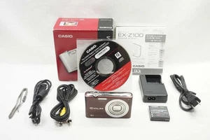CASIO EXILIM EX-Z100 10.1MP Compact Digital Camera Brown w/ Box #250717j - Picture 1 of 10