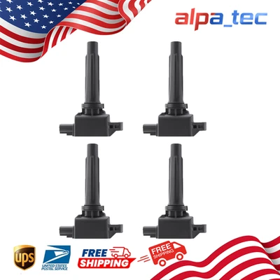 4 Pack Ignition Coil For 2014-19 Mazda 3 6 CX-5 L4 2.5L 2016-18 Mazda CX-9 UF656 Foto 1 de 4
