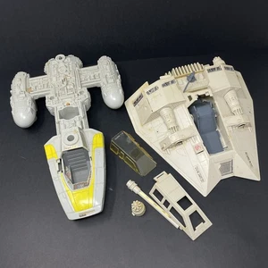 1983 Kenner Star Wars Y-Wing ROTJ & 1980 Snowspeeder - Incomplete AS IS Parts - Picture 1 of 14