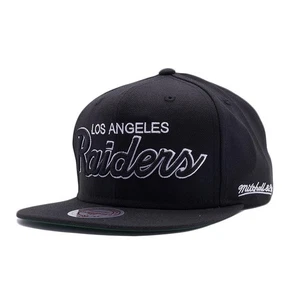Gorra Snapback Los Angeles Raiders Vintage Script NFL - Sombrero Mitchell & Ness N.W.A - Imagen 1 de 5