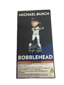 Michael Busch Lightning Bobblehead Chicago Cubs SGA 22/06/25 Wrigley Field - Foto 1 di 6