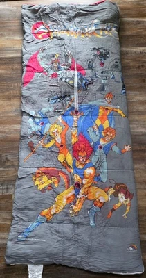 THUNDERCATS ВИНТАЖНЫЙ детский спальный мешок 80-х мультфильм идеальный молнии LION-O - Изображение 1 из 4