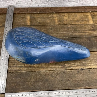 Asiento de sillín de bicicleta BMX vintage para motocross hecho en EE. UU. acolchado vinilo crucero Foto 1 de 4