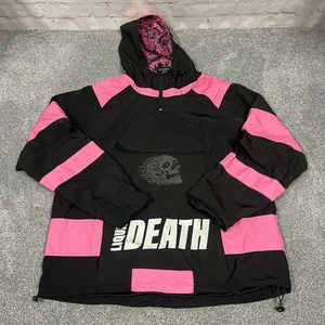 Liquid Death Wind Slasher Windbreaker Hoodie Gr. XL pink - Bild 1 von 10