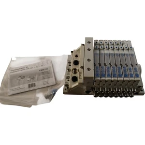 NUEVO Colector de válvulas Festo MPAL-VI | 8x válvulas VMPA1-M1H-E-PI VMPAL-EPL-AP - Imagen 1 de 8