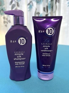 It’s A 10 Silk Express Shampoo (10 fl oz) e balsamo (5 fl oz) - Lotto di 2 - Foto 1 di 8