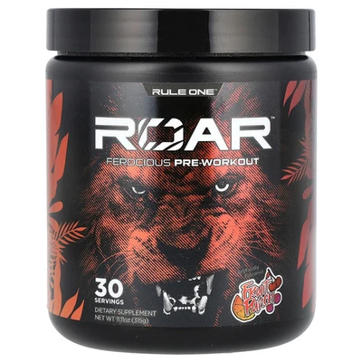 Rugido, preentrenamiento feroz, ponche de frutas, 11,11 oz (315 g) Foto 1 de 2