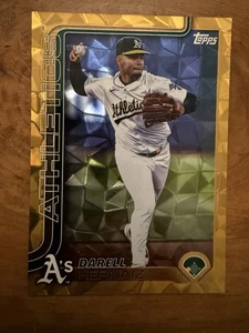 2025 Topps Series 2 - Darell Hernaiz Gold Diamante  21/50 - Picture 1 of 3