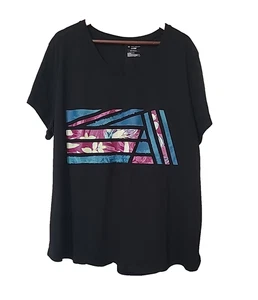 Tek Gear Shirt Damen 3 XL schwarz Dry Tek V-Ausschnitt Athleisure Training - Bild 1 von 6