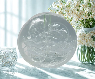 Vintage Walther Glas Blockvase Sammler Vase Solifleur Design Glas Handwerk 70er - Bild 1 von 4