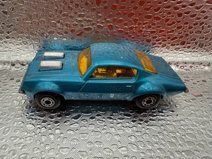 MATCHBOX PONTIAC FIREBIRD No. 4 Blue/Amber/Chrome 1975 Superfast EXC - Picture 1 of 6