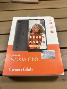 Brand New Consumer Cellular, Nokia C110, 32GB, Grey - Smartphone - Picture 1 of 3
