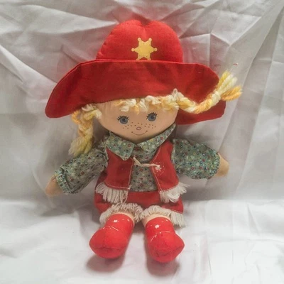 Cowpokes Ruth Morehead Knickerbocker Vintage 1981 Plush Doll - Image 1 of 3