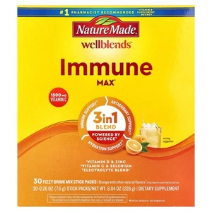 Wellblends™, Immune Max®, Orange, 30 Stick Packs, 0.26 oz (7.6 g) Each - Picture 1 of 3