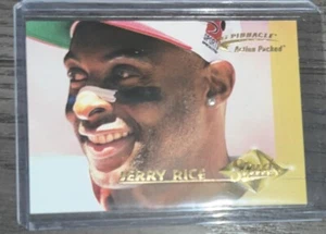JERRY RICE 1997 PINNACLE ACTION PACKED STUDS DIAMOND PROMO /1500 Q3884 - Picture 1 of 2