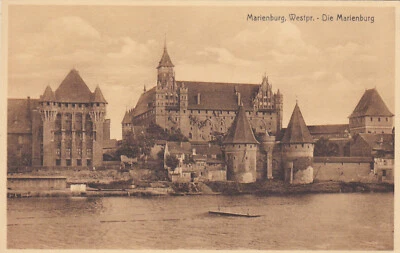Historische AK Marienburg - Westpreussen - Die Marienburg - s/w - Bild 1 von 2