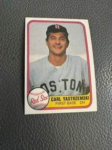 1981 Fleer #221 - Carl Yastrzemski - Boston Red Sox (C) - Picture 1 of 2