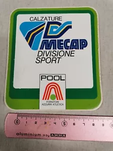 Adesivo stickers vintage CALZATURE MECAP divisione sport ATLETICA ITALIA pool - Foto 1 di 1