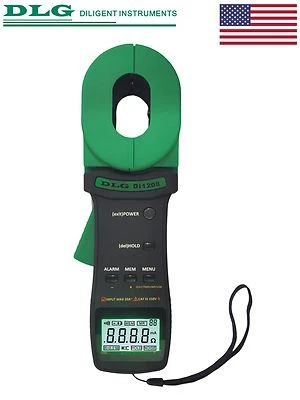 DLG DI-120B Clamp-on Ground Resistance True RMS Leakage Current Tester with USB