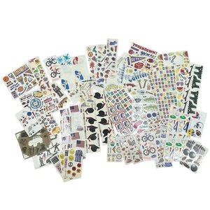 FRACES MYER Vintage Scrapbooking Stickers Alphabet Dog Cats Sports Military - Picture 1 of 13