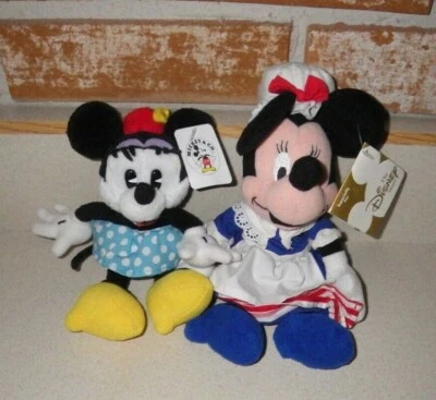 Bolso de Frijoles Gund & Betsy Ross Peluche Minnie Mouse Disney Patriótico Lunares Nuevo Foto 1 de 3