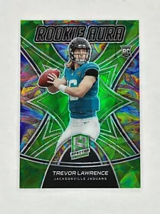 Trevor Lawrence 2021 Panini Spectra Rookie Aura Neon Green /35 #RO-1 Rookie RC - Picture 1 of 4