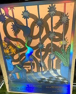 RAINBOW FOIL POSTER Postal Service Death Cab for Cutie Boise ID 2024 AP S/N #/22 - Picture 1 of 8