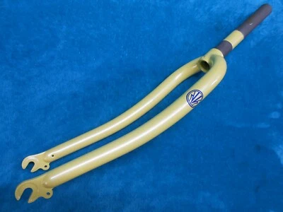 Bicycle 26" Fork 1 1/8" Threadless Light Yellow Dyno Kustom Kruiser Woodside - Image 1 of 4